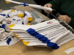 We sewed over 200 000+ pairs of socks per month